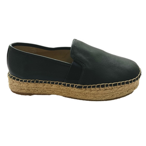 Circus by Sam Edelman Cora Navy Blue Size 7.5 Espadrille Leather Platform